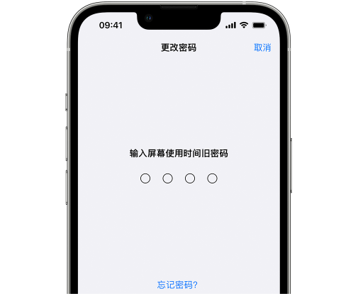 綦江iPhone屏幕维修分享iPhone屏幕使用时间密码忘记了怎么办 