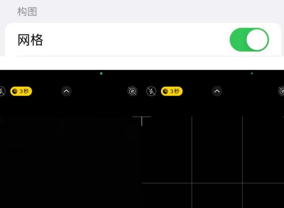 綦江苹果手机维修网点分享iPhone如何开启九宫格构图功能