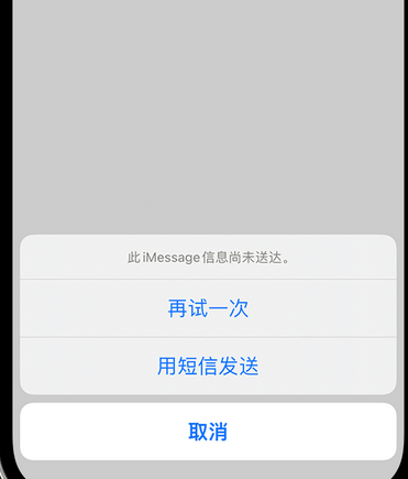 綦江apple维修iPhone上无法正常发送iMessage信息