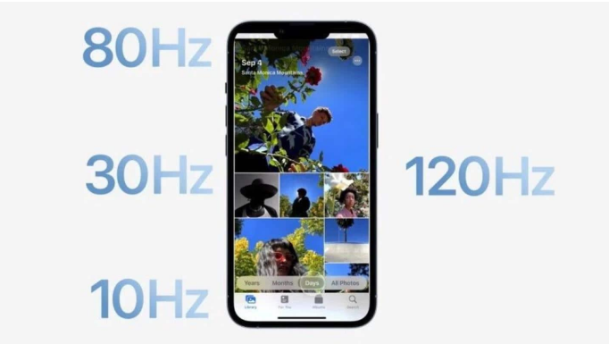 綦江苹果14维修分享iPhone 14有高刷吗 