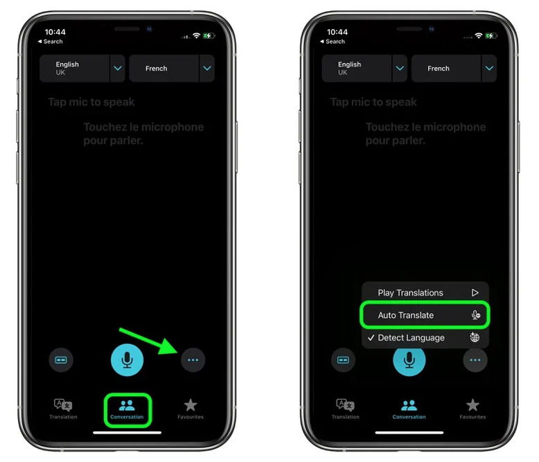 綦江苹果手机维修分享iOS 15 “翻译” App 新改进 