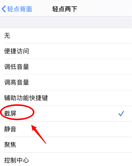 綦江苹果手机维修分享iPhone12如何启用双击截屏 